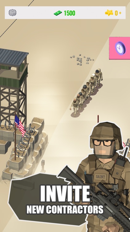 Idle Warzone 3d: Military Game screenshot-4