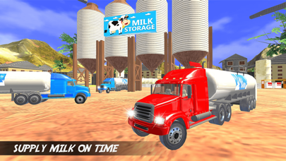 Milk Transport Dairy Van 3D Screenshot