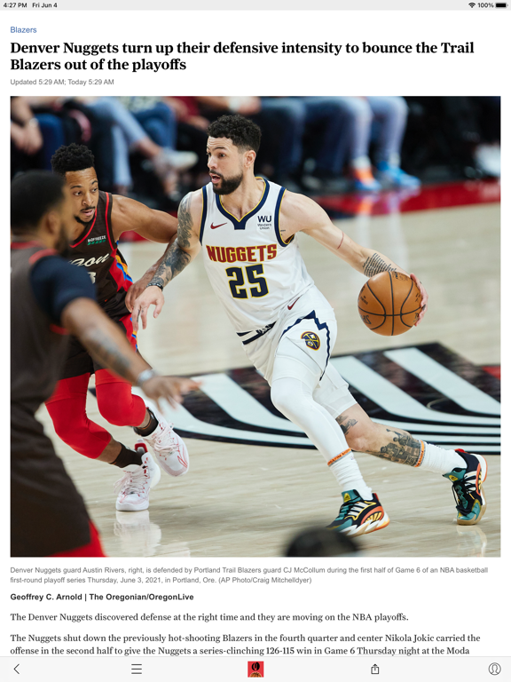 Screenshot #6 pour Portland Trail Blazers News