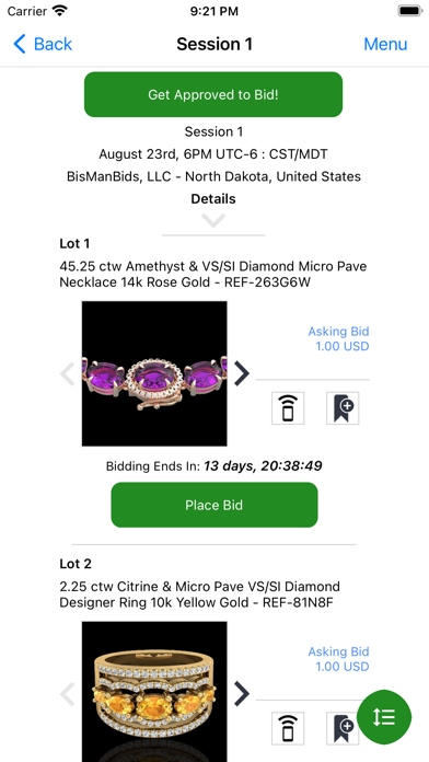 Screenshot #3 pour Bisman Bids