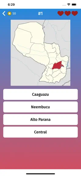 Game screenshot Paraguay: Departments Map Quiz apk