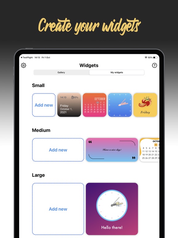 Screenshot #6 pour Live Widgets for iPad
