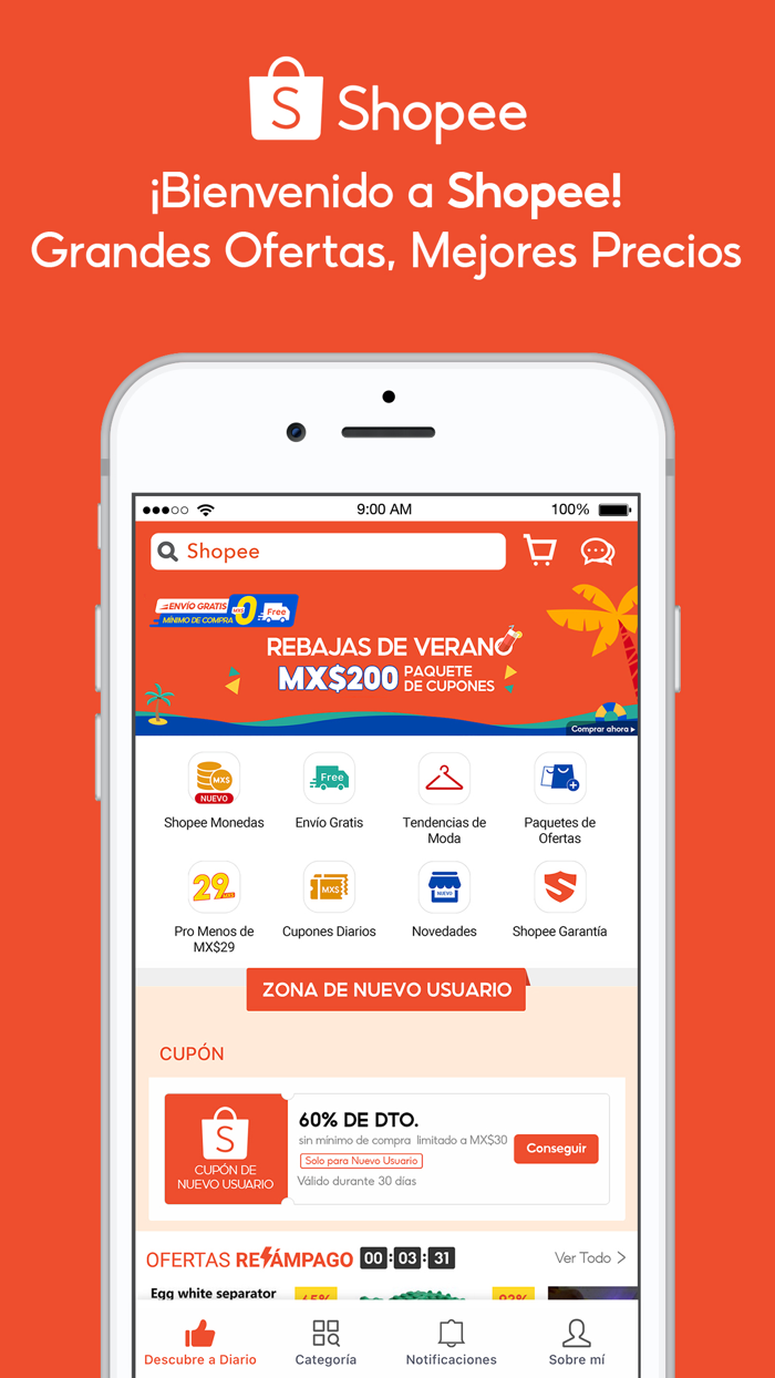 Shopee Costo Cero de Envío
