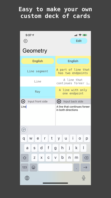 Study Cards Talking Flashcards Screenshot