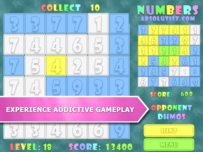 Numbers Logic Puzzle Game