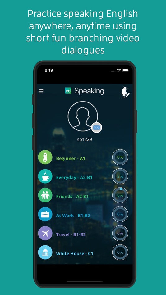 #1. ed Speaking (iOS) โดย: SpeakingPal Ltd.