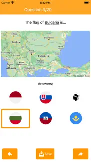 flags quiz pro with maps iphone screenshot 2