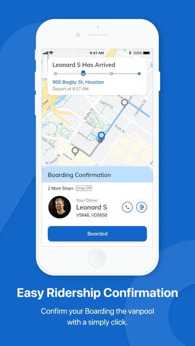 HCS Vanpool Screenshot