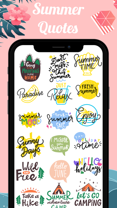 Summer Holiday Quotes Screenshot