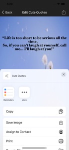 Cute Quotes screenshot #4 for iPhone