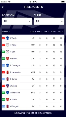 Game screenshot Fantasy League apk
