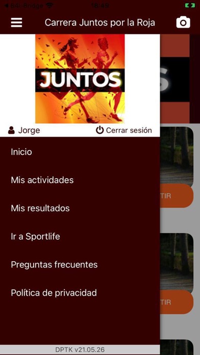 Carrera Juntos por la Roja Screenshot