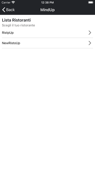 Gestione Ristoranti Screenshot