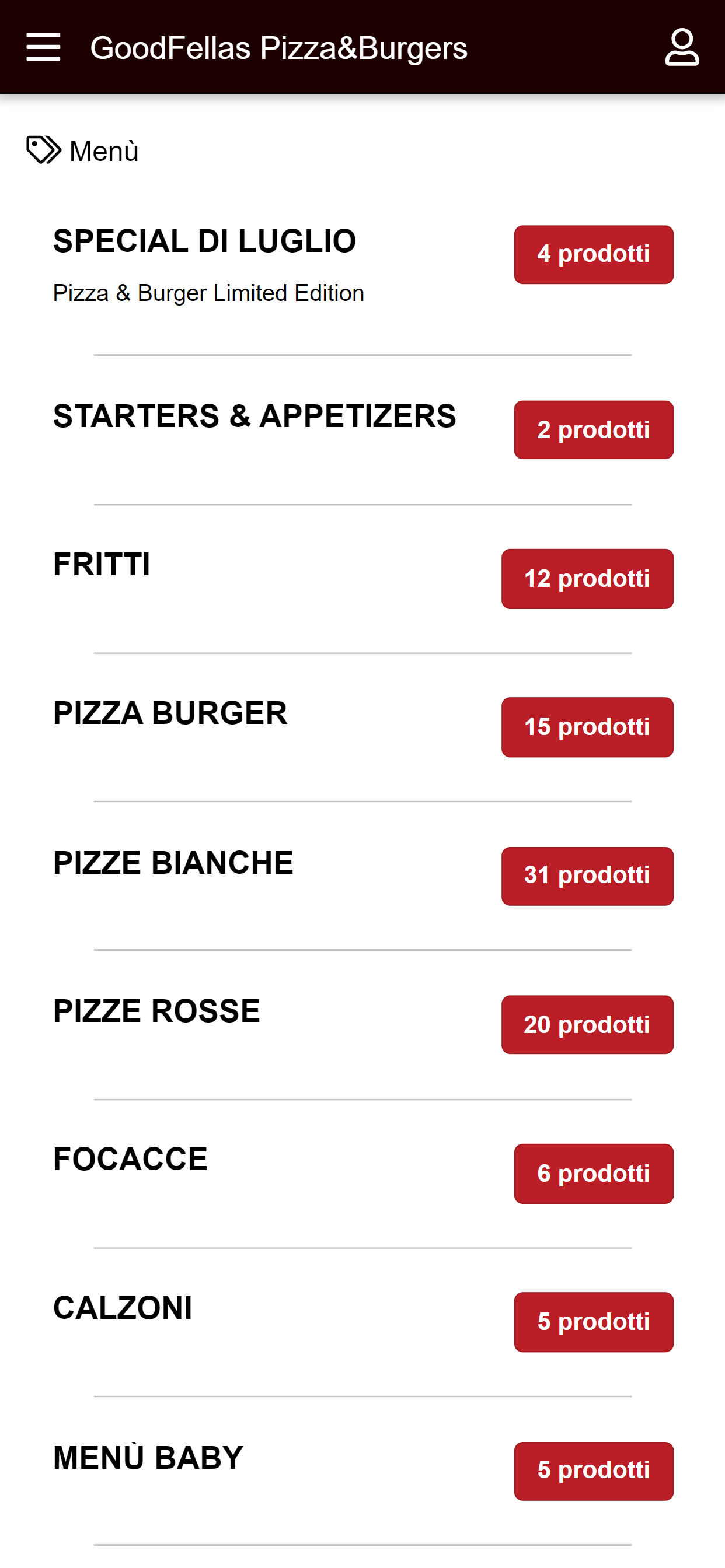 GoodFellas Pizza&Burgers