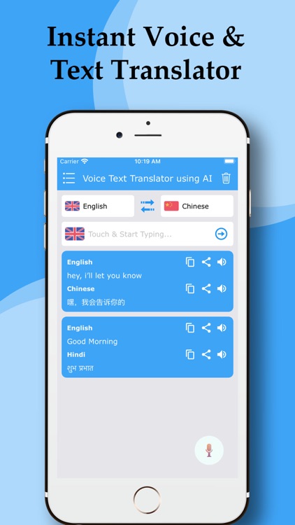 Voice Text Translator using AI