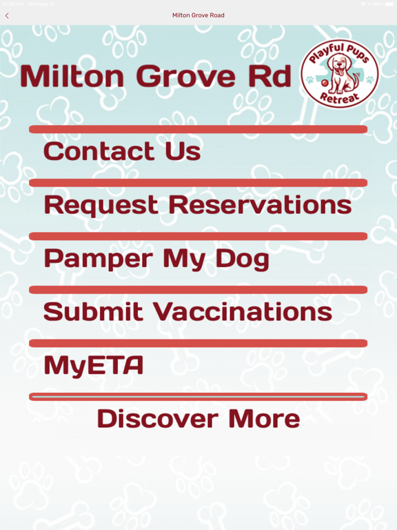 Playful Pups Retreat iPad screenshot 3 - Business app