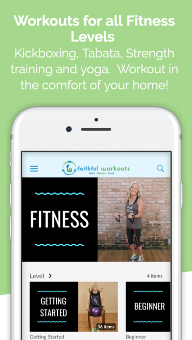 Faithful Workouts Screenshot