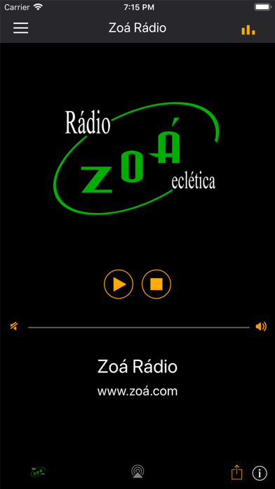 Zoá Rádio Screenshot