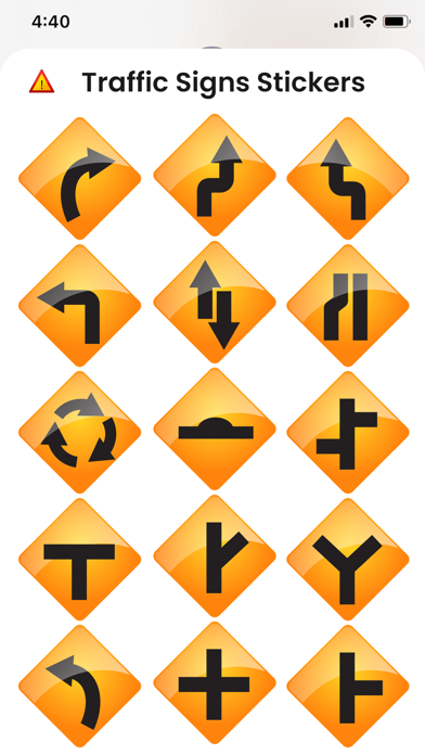 Screenshot #3 pour Traffic Signs Stickers!!