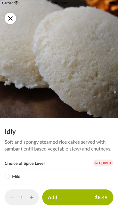 Porottas South Indian Cuisine Screenshot