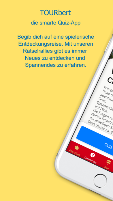 Screenshot #1 pour TOURbert - die smarte Quiz-App