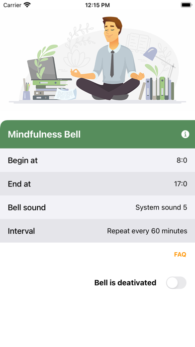 Mindfulness Bell & Chime Screenshot