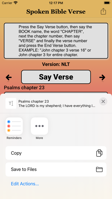 Spoken Verse Screenshot