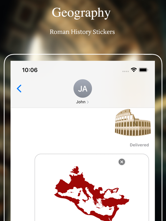 Screenshot #6 pour Roman History Stickers