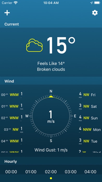 Hygrometer. Screenshot