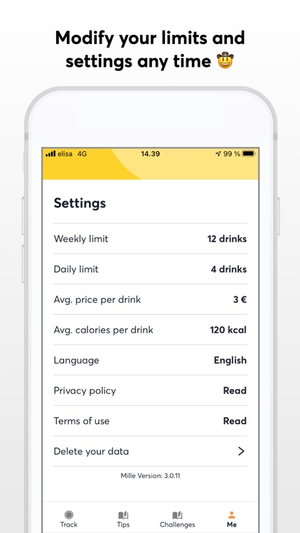 Mille – Alcohol Tracker screenshot-7