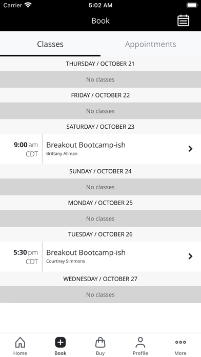 Breakout Lifestyle Fitness Screenshot
