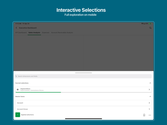 Screenshot #5 pour Qlik Sense SaaS