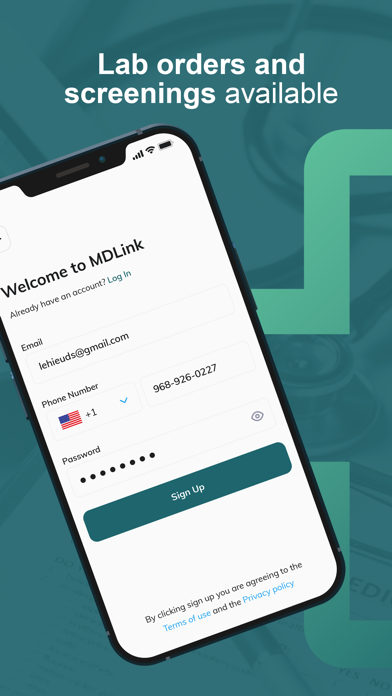 MDLink Health Screenshot