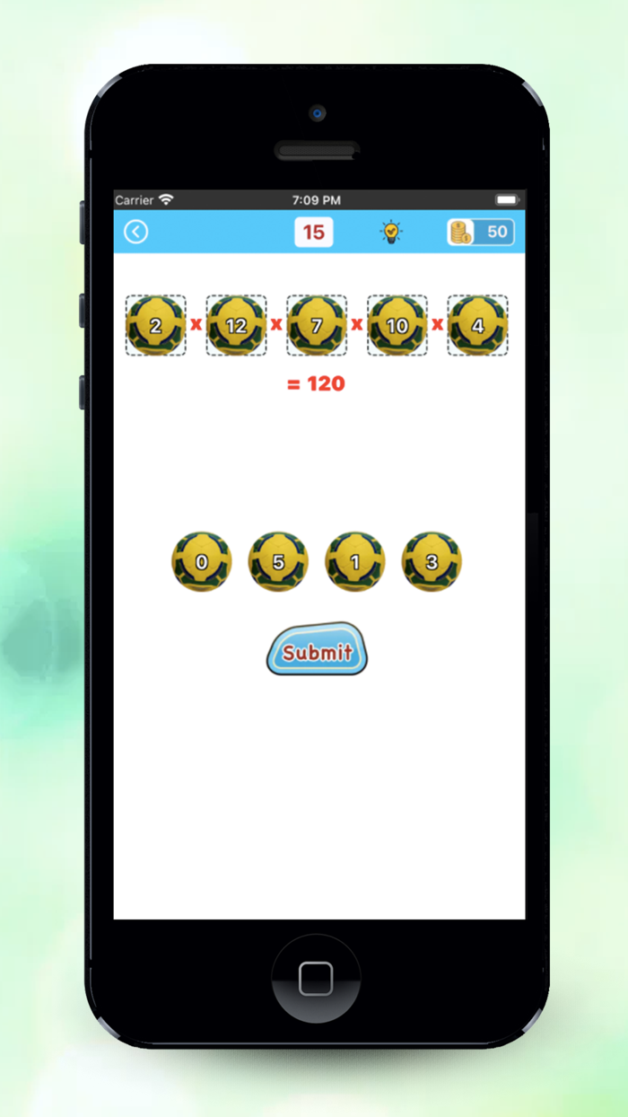 Math workout brain puzzle