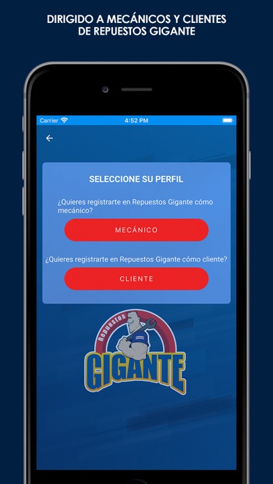 Repuestos Gigante Screenshot