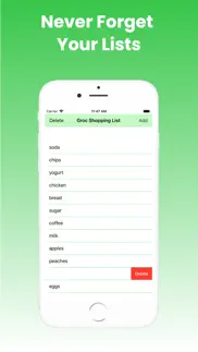 ez grocery list iq app iphone screenshot 3