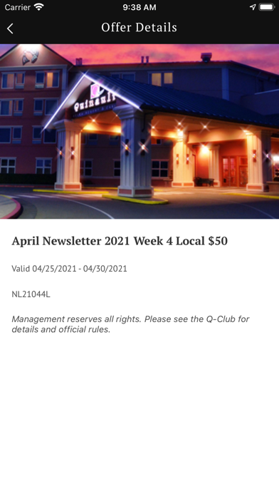 Quinault Beach Resort & Casino Screenshot