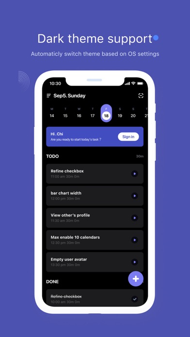 Focus Calendar Screenshot