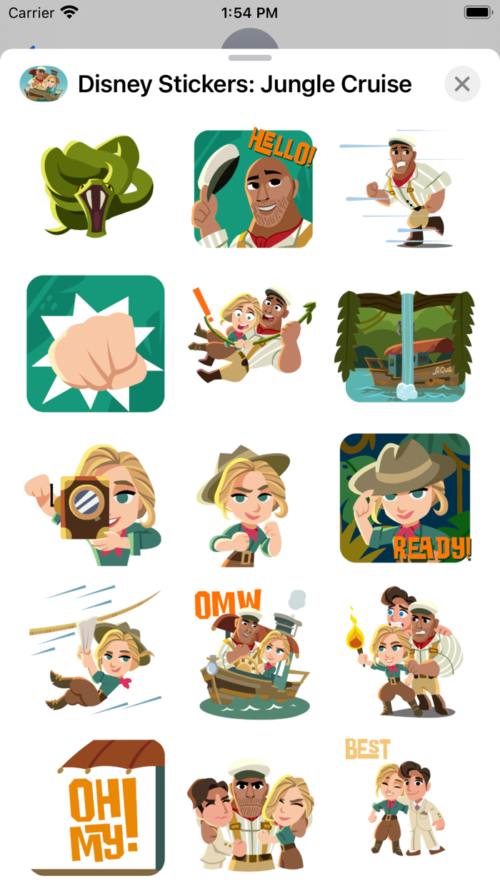 Jungle Cruise Stickers