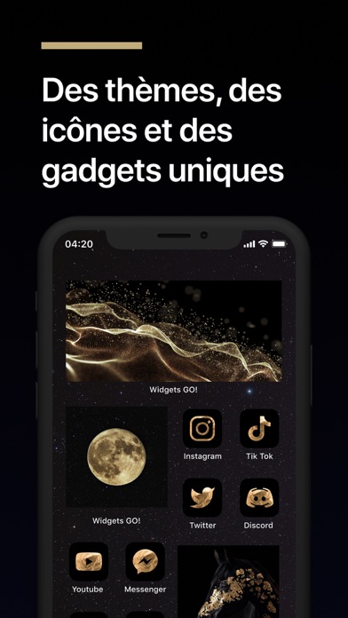 Screenshot #3 pour Widget GO - Thème et Icône