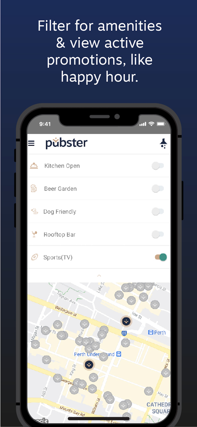 Pubster - Discover Pubs App