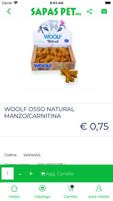 Sapas Pet Ordini Screenshot