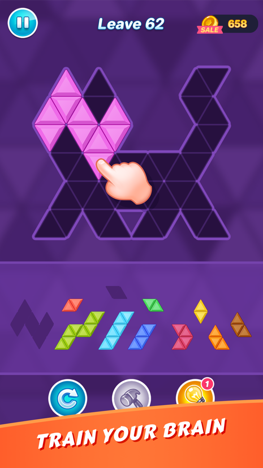 #3. Triangle Puzzle Guru (iOS) Podle: 吉良 高