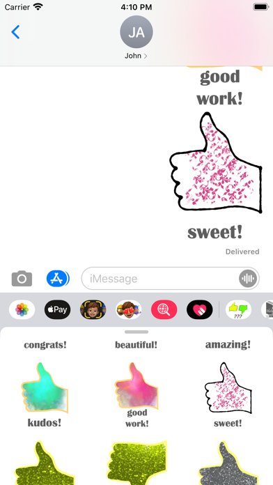 thumbs up down stickers Screenshot