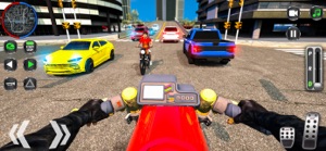 Light Bike Driving School 3D screenshot #4 for iPhone