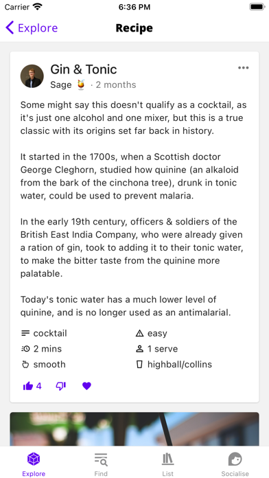 BarMaster - Cocktail Recipes Screenshot