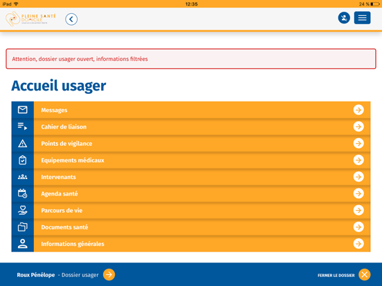 Screenshot #6 pour Pleine Santé Domicile