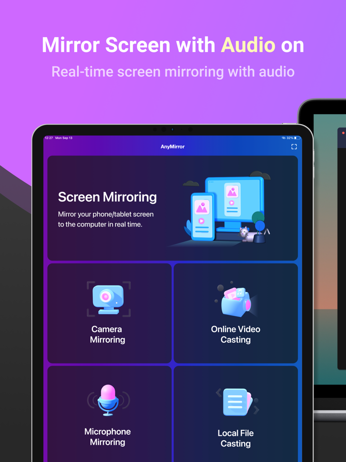 AnyMirror Mirror Screen to PC