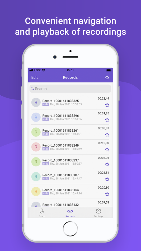 #4. REKK - Voice Recorder (iOS) 由: CLEVERCONTROL LLC