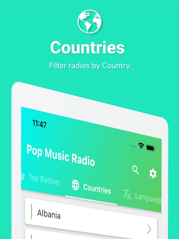 Pop Music - Pop Radio iPad screenshot 5 - Music app